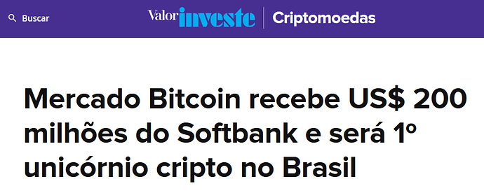 Mercado Bitcoin Valor Investe