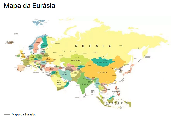 Mapa Eurasia